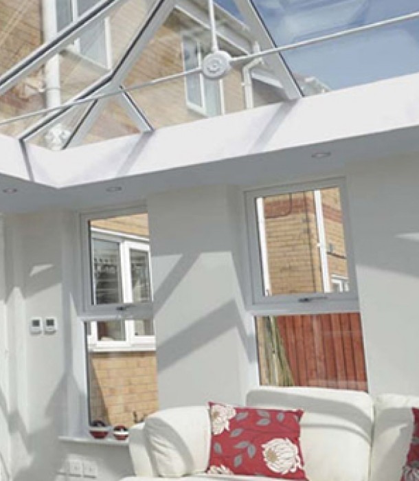 Transform a normal conservatory in to a contemporary orangery living space